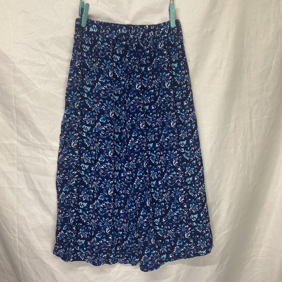 Speechless Wide Leg Pants - Blue Floral - Picture 4 of 9